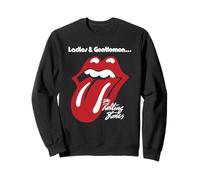Offizielles Rolling Stones Damen & Herren Schwarz Sweatshirt
