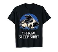 Offizielles Schlafshirt Border Collie Nachthemd Pyjama T-Shirt