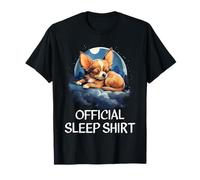 Offizielles Schlafshirt Chihuahua Nachthemd Pyjama Damen Herren T-Shirt
