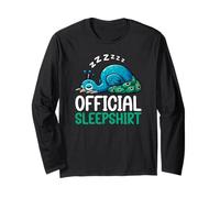 Offizielles Schlafshirt Pfau Pyjama Lazy Sleeper Animal Langarmshirt