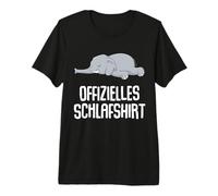 Offizielles Schlafshirt Pyjama Nachthemd Elefant Geschenk Premium T-Shirt