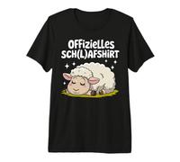 Offizielles Schlafshirt Schaf Pyjama Schlafanzug Nachthemd Premium T-Shirt