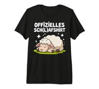 Offizielles Schlafshirt Schaf Pyjama Schlafanzug Nachthemd Premium T-Shirt