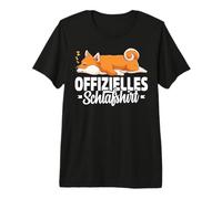 Offizielles Schlafshirt Shiba Inu Pyjama Shiba Inu Nachthemd Premium T-Shirt