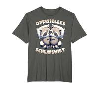 Offizielles Schlafshirt Waschbär Schlafanzug Süsses Schlafen T-Shirt