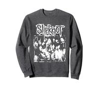 Offizielles Slipknot Splatter Foto Sweatshirt, Unisex für Erwachsene, Anthrazit Meliert, L