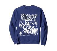 Offizielles Slipknot Splatter Foto Sweatshirt, Unisex für Erwachsene, Marineblau, L