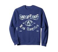Offizielles Snoop Dogg Los Angeles Chrom-Logo Sweatshirt, Unisex für Erwachsene, Marineblau, M