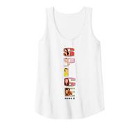 Offizielles Spice Girls Stacked Logo Tank Top, Damen, Weiß, XL