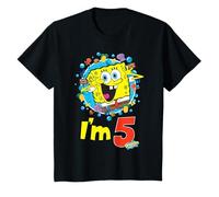 Offizielles Spongebob Squarepants I'm 5 Birthday T-Shirt