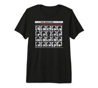 Offizielles The Beatles A Hard Day's Night Band Album Cover Premium T-Shirt
