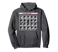 Offizielles The Beatles A Hard Day's Night Band Album Cover Pullover Hoodie, Unisex für Erwachsene, Anthrazit Meliert, XXL
