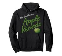 Offizielles The Beatles Apple Records Logo Pullover Hoodie, Unisex für Erwachsene, Schwarz, S