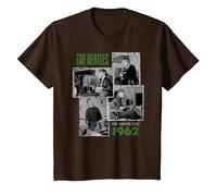 Offizielles The Beatles Band The Cavern Club 1962 Liverpool T-Shirt, Kinder, Braun, 116
