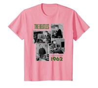 Offizielles The Beatles Band The Cavern Club 1962 Liverpool T-Shirt, Kinder, Rosa, 92