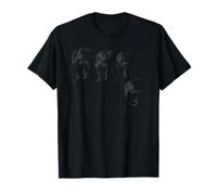 Offizielles The Beatles Gesichter Retro Band Pop Rock T-Shirt