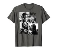 Offizielles The Beatles Let It Be Kacheln Rock Pop Band T-Shirt