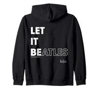 Offizielles The Beatles Let It Be Retro Band Logo Klassik Kapuzenjacke