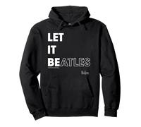Offizielles The Beatles Let It Be Retro Band Logo Klassik Pullover Hoodie