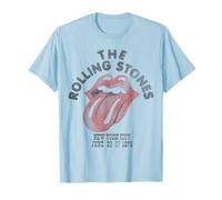 Offizielles The Rolling Stones NYC 75 Tour Vintage Blau T-Shirt