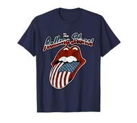 Offizielles The Rolling Stones Tour of America Navy Blau T-Shirt