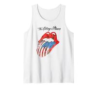 Offizielles The Rolling Stones USA Vintage Logo Band Merch Tank Top