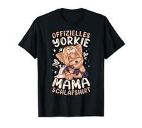 Offizielles Yorkie Mama Schlafshirt, Yorkshire Terrier T-Shirt