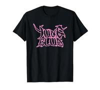 Offizielles Yungblud Deadhappy Pink & Schwarz T-Shirt, Herren, Schwarz, XL