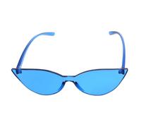 OFFSCH Cat Eye Leichter und Stabiler Struktur Sonnenbrille Damen mit Blauem PC Material Modisch für Sommerfest und Outdoor Aktivitäten Geeignet