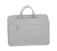 OFFSCH Laptoptasche Laptops Aus Strapazierfähigem Pu Schmale Aktentasche Mit Griff Frontfach Für Ladegerät Und Zubehör Für Reisen Und Arbeit