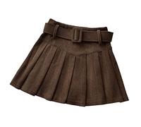 OFFSUM Kurze Röcke Für Damen -Plissee-Miniröcke Für Damen, Herbst Und Winter, Einfarbig, Vintage, Schlank, Einfach, Modisch, Retro, Streetwear, Lässig, Workout, Sportrock, S