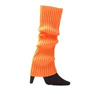 Ofggd 80er-90er Jahre Frauen Mädchen Strick Skating Beinstulpen Regenbogen Gestreifte Gehäkelte Gerippte Kniestrümpfe Für Party Accessoires. Gerippte Gestrickte Fußlose Socken