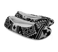 ofoot Damenschuhe, Damenballett-Indoor Slipper, Super Soft Warm Velvet Lined, Anti-Skid House Schuhe