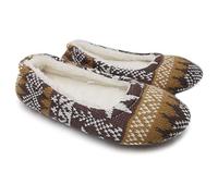ofoot Damenschuhe, Damenballett-Indoor Slipper, Super Soft Warm Velvet Lined, Anti-Skid House Schuhe