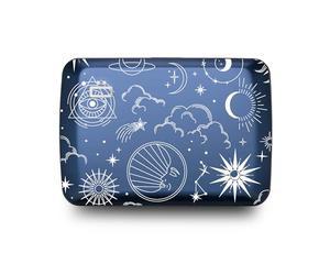 OGON Geldbörse aus Aluminium Smart Case V2 - Verschluss aus Metall - Kartenhalter gegen FID - Kapazität bis zu 10 Karten und Geldscheine, Astral Gravur, one Size, Minimalistisch