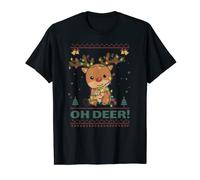 Oh Deer Lustiger Hirsch Weihnachten Pun T-Shirt