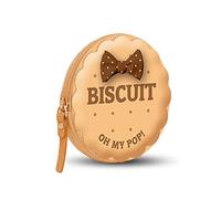 Oh My Pop! Biscuit-Runder Geldbörse, Beige