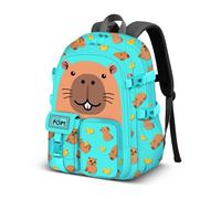 Karactermania Oh My Pop Capy Haru Backpack 16l 40x27x15 Cm Blau Kinder