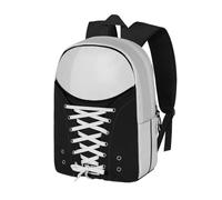Oh My Pop Black-Sneakers Rucksack, Schwarz, 30 x 40cm, Kapazität 20 L