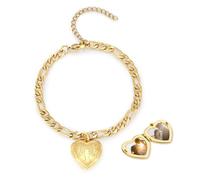 OHAYOO Gold Medaillon Zum öffnen für Bilder Armband 925 Sterling Silber Lebensbaum Medaillon Herz Armband Foto Erinnerungs Schmuck Geburtstagsgeschenke für Mama,Ehefrau,Mädchen