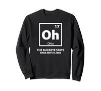 Ohio Periodic Element Buckeye State Hoodie Sweatshirt