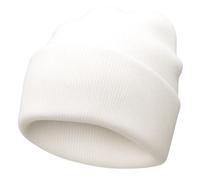 Ohjijinn Anime Beanie Niedliche Kawaii Beanie Strickmütze, Lustige Beanie Mütze Winter Skifahren Slouchy Warm Cap für Frauen Mädchen, Weiss/opulenter Garten, Einheitsgröße