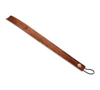 OHPHCALL Schuhlöffel aus Holz Lang mit Praktischem Trageband Mobiler Schuhanzieher Helfer für Senioren Schwangere Ergonomisches Schuhhilfsmittel zum Einfachen An Ausziehen