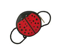 OHPHCALL Umhängetasche Marienkäfer Crossbody Tasche aus Pu mit Metall Niedliche Cartoon Schultertasche für Mädchen Stilvolle Messenger Tasche zum Reisen und Dating Handliche Geldbörse