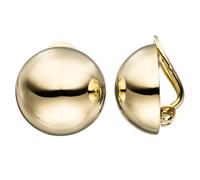 Ohrclips Halbkugel rund 333 Gold Gelbgold Ohrringe Clips Goldohrclips