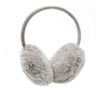 Ohrenwärmer MAXIMO, Mädchen, silber, Stoff, Kunstfaser, unifarben, Mützen, weiches Plüsch, wärmend (73971544-0) silber