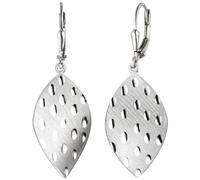 Ohrhänger 925 Sterling Silber mattiert Ohrringe Boutons Silberohrringe