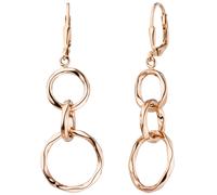 Ohrhänger 925 Sterling Silber rotgold vergoldet Ohrringe Boutons Silberohrringe