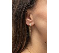 CAÏ Paar Ohrhänger »925/- Sterling Silber vergoldet Perlen«