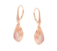 Ohrhänger aus vergoldetem 925 Silber mit Quarz, rosa Kaufbei Schmuck